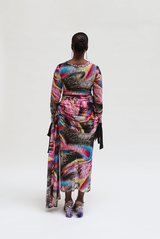 
                  
                    Load image into Gallery viewer, Swelle column dress I Pink
                  
                